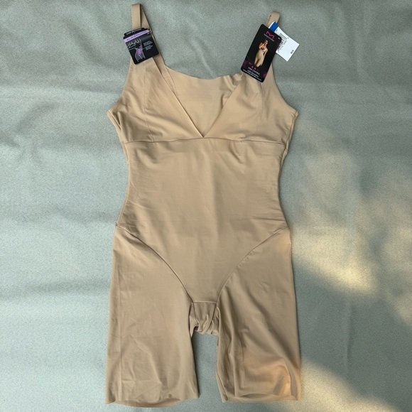 Maidenform Singlet Shapewear Wear Your Own Bra Split Control 2556 Shaper XL - Picture 1 of 10